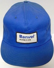 RARE Vtg 1980s BANVEL HERBICIDE FARM PATCH HAT SNAPBACK TRUCKER HAT MADE IN USA