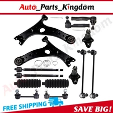 Front Lower Control Arm Ball Joint Tie Rod End Suspension For 01-03 Toyota 2.0L