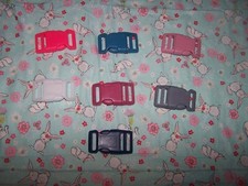 Wet Nose Designs Easter Bunnies  Flowers on Blue Dog Collar Spring COLOR Buckle