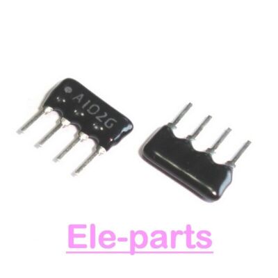 50 PCS A04-102G  -4 A04-102 1K ohm 3 Commoned Resistor Network Array 4 PIN #E9*