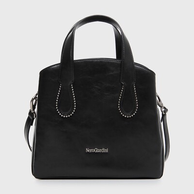 New Collection Black Shoulder Bag With Handles Giardini A946044D Offer