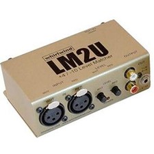 Whirlwind LM2U  2 Channels 4dB XLRF to -10dB RCA / mini TRS Converter