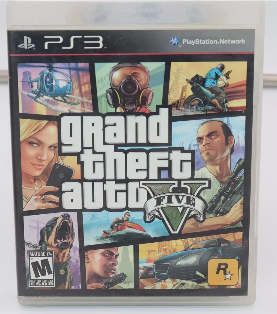 Grand Theft Auto V - GTA 5 - With Map & Manual - Playstation 3 / PS3
