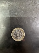 moneta da 1 euro doppia croce