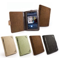 Amazon Kindle Fire 7 Tablet Premium Natural Hemp Safe Slim Stand Case Cover
