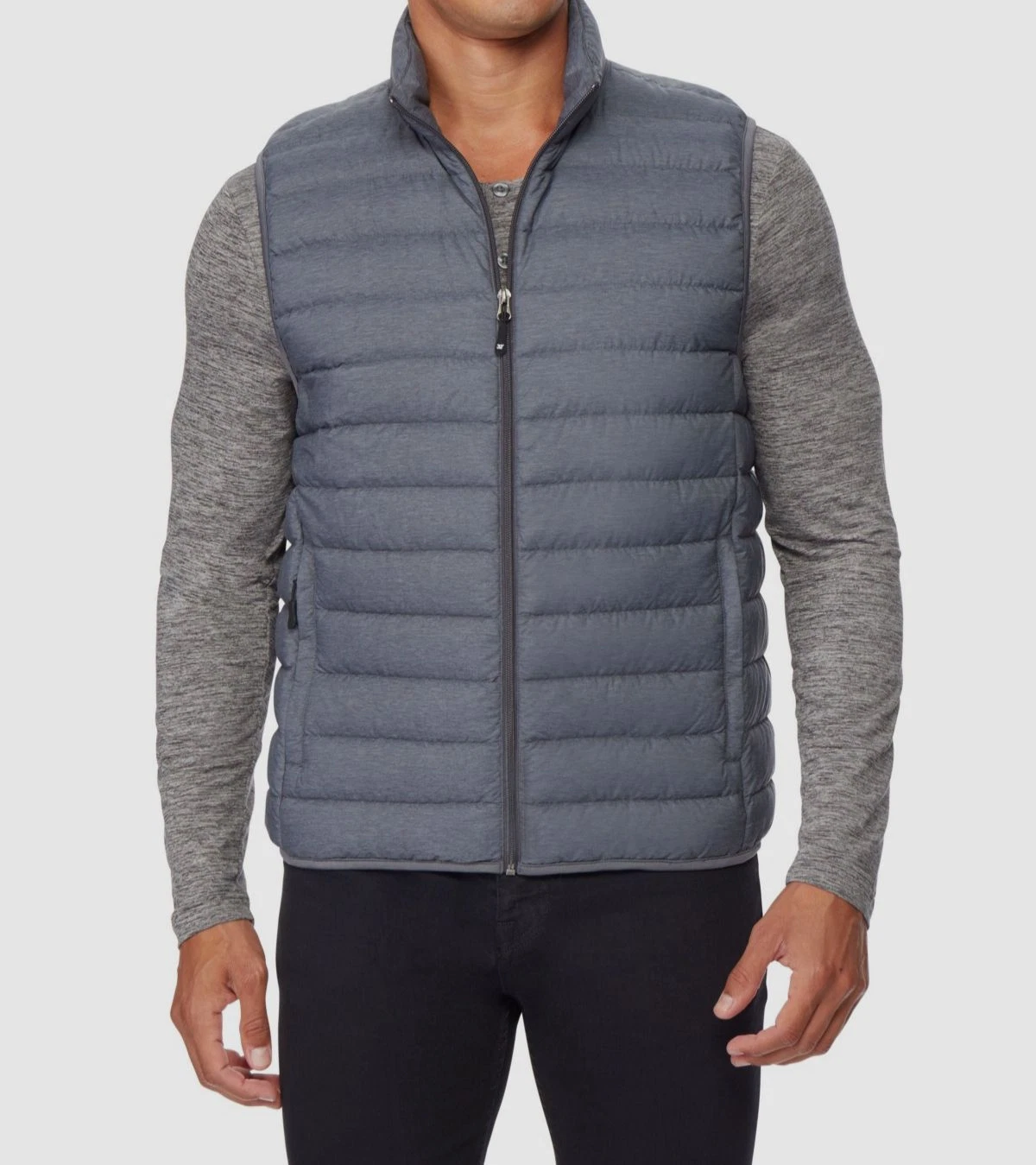 $100 32 Degrees Men's Gray Lightweight Packable Down Vest Coat Jacket Size S