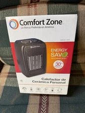 COMFORT ZONE PERSONAL CERAMIC HEATER NOTE THESE HEATERS ARE NOT ROOM HEATERS