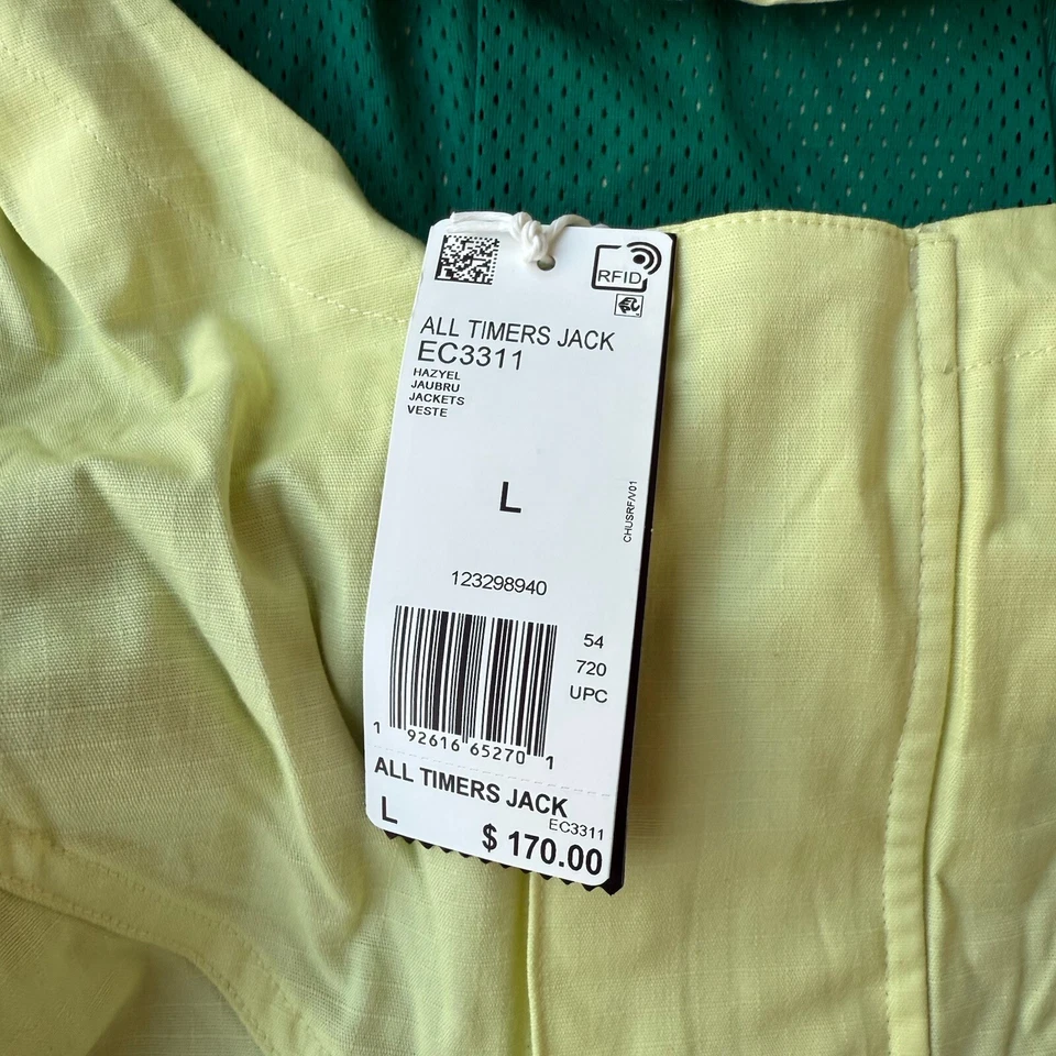 NOVA Jaqueta Adidas Alltimers Haze Amarela Masculina Tamanho L EC3311 - Imagem 2 de 4