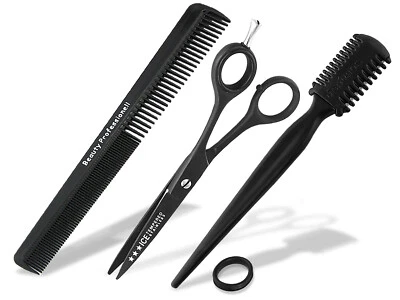 Friseurschere Set Haarschere 5.5 Zoll mit Kamm und Effilierkamm aus Solingen