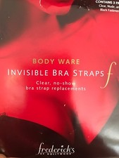 3 Pairs invisible Bra Straps clear, no-show bra strap replacements