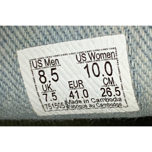 Unisex Vans Era Sneaker 8,5 Herren 10 Damen Schnürschuhe grau GUC Skate Walk 6436 - Bild 8 von 12