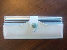 Vintage Comb With Case Mirror Hair Pins