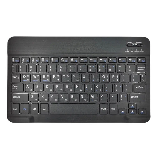 10 inch Portable Mini Wireless Bluetooth Spanish Russian Korean Keyboard - Image 4 of 4