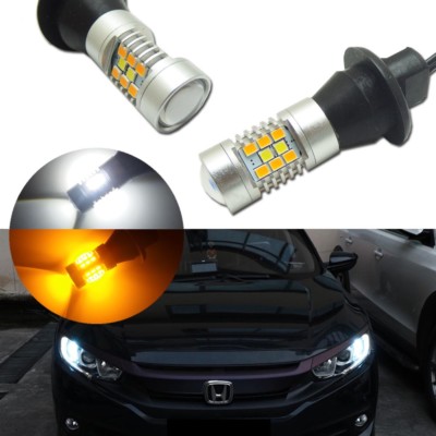 CAN-bus Switchback LED DRL Front Turn Signal Lights For 06-19 Honda Civic