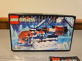 VINTAGE LEGO SPACE ICE PLANET 6898 ICE-SAT V  COMPLETE WITH BOX AND INSTRUCTIONS