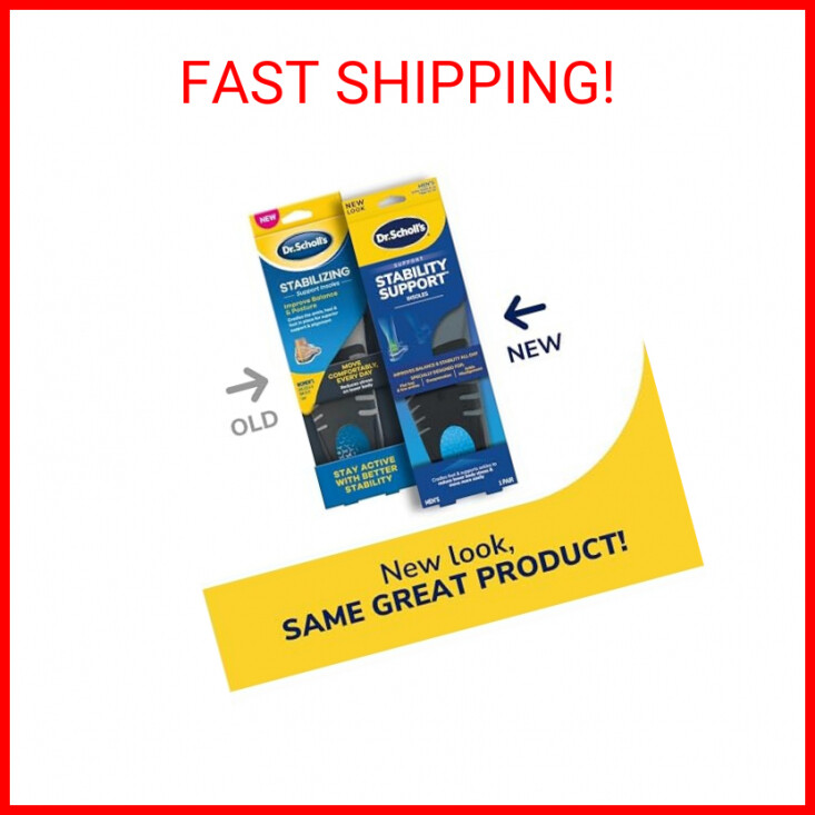 Dr. Scholl's® Stability Support Insoles, Flat Feet & Overpronation Low