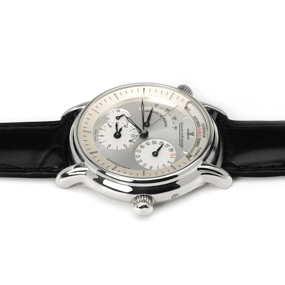 Reloj Pulsera Jaeger-LeCoultre Master Geographic 169.6.92 Platino Foto 4 de 4