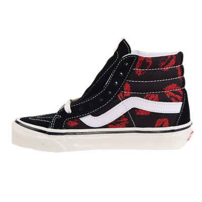 Vans Sk8-Hi 38 DX Anaheim Factory Hot Lips Men's Shoes Black-Red