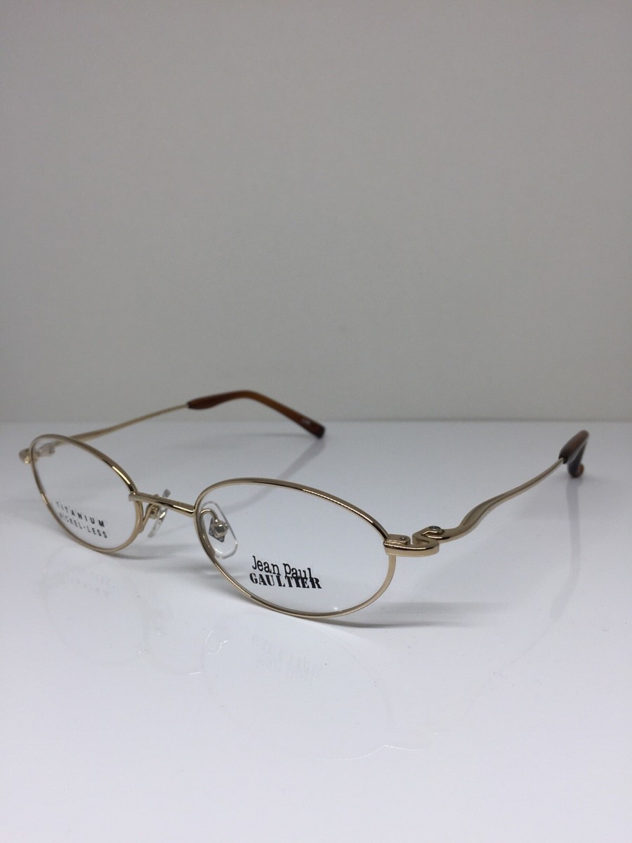 New Vintage Jean Paul Gaultier JPG 55-0034 Eyeglasses Titanium-P C