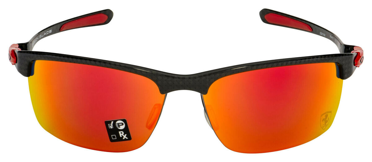 Oakley Sun Ferrari Carbon Blade Sunglasses w/Ruby Iridium Oakley Sun Ferrari Carbon Blade Sunglasses w/Ruby Iridium