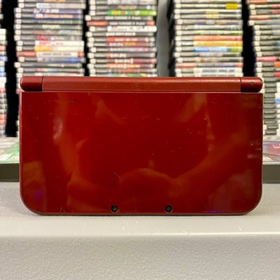 *CUSTOM FIRMWARE* New Nintendo 3DS LL Red Console 128GB W/Charger
