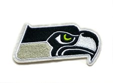 Seahawks Football Fully Embroidered Iron on Patch