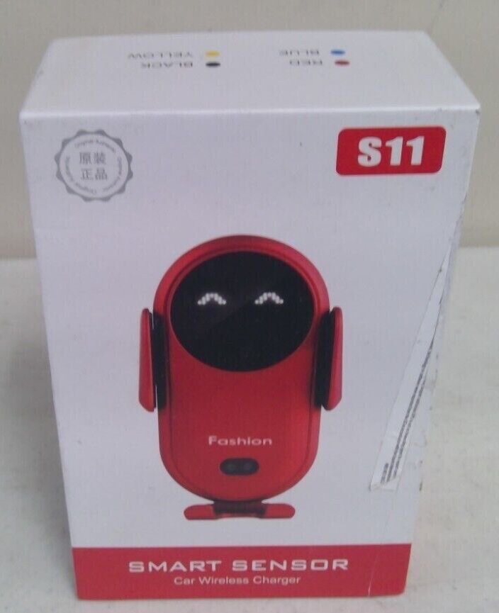 Wireless Car Charger Smart Sensor S11 Mount LN-Black Brand New-image