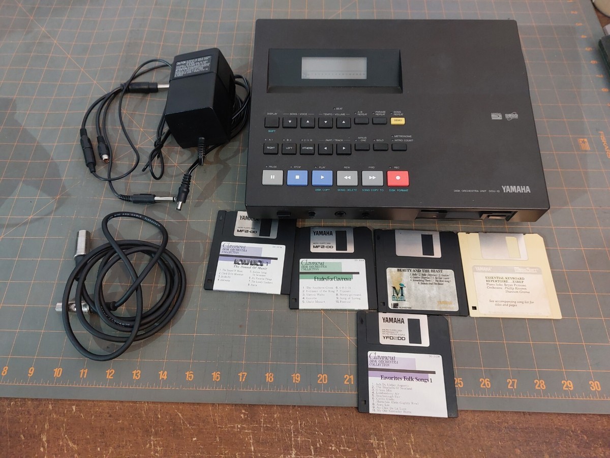 VINTAGE Yamaha Disk Orchestra Unit Module DOU-10 W/Discs, Cords | eBay