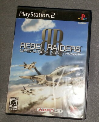 PlayStation 2 PS2 Rebel Raiders: Operation Nighthawk (No Booklet) Case & Disk