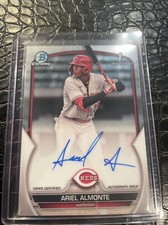 2023 Bowman Chrome 1st Auto Ariel Almonte REDS
