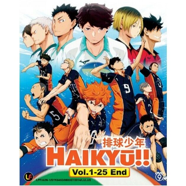 Anime DVD Haikyuu!! Haikyu!! Season 1-4 + 4 Movies COMPLETE All Region ENG  SUB