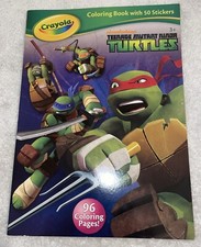 Crayola Nickelodeon Teenage Mutant Ninja Turtles Coloring Book With 50 Stickers