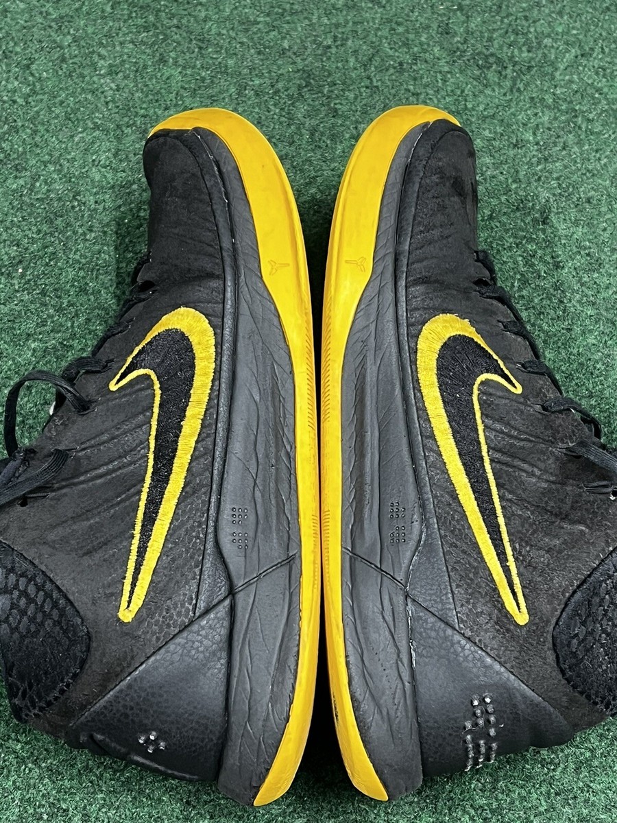 2017 Nike Kobe AD Black Mamba City Edition Size 10 Black Yellow
