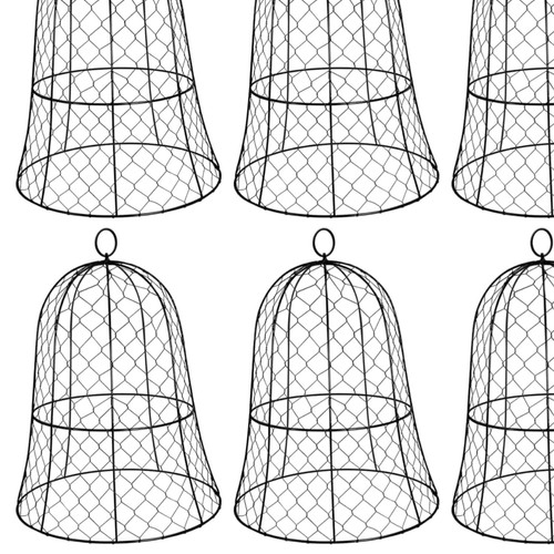 Durable Chicken Wire Garden Cloches - Large 13"D x 17"H Animal Protection Set