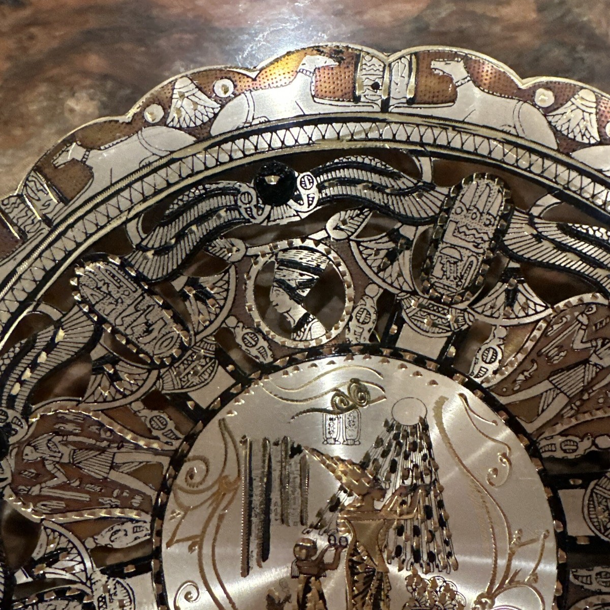 KANZI エジプト製 銅製装飾プレート Kanzi Copper Plate Egypt Wall Decor | eBay