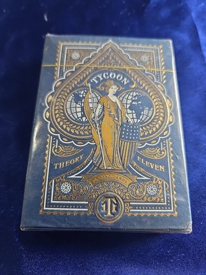 Theory 11 Tycoon Blue Playing Cards New Sealed Official Cards Of Chamber Magic 