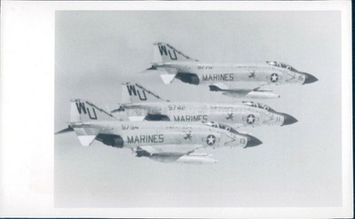 1968 Leatherneck Phantom Jets Marine Fighter Attack Squadron Transport Photo