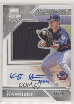 2016 Panini Elite Extra Edition Silver 11/49 KJ Harrison #USA-KH Auto 0a2