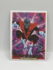 2024 Marvel Masterpieces 92 Platinum #62 Nightcrawler Canvas