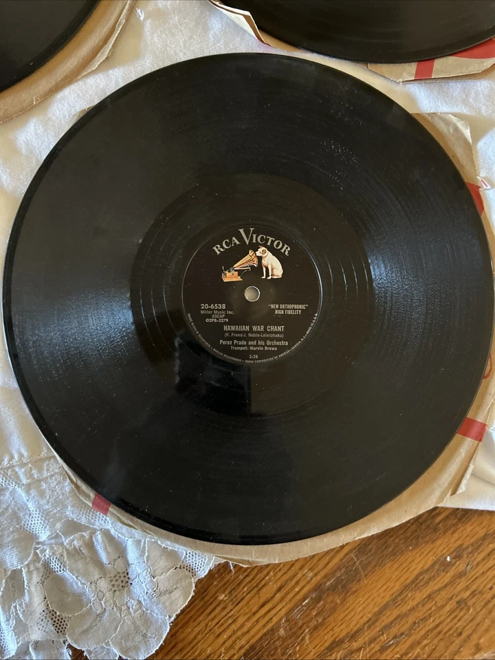 3-Perez Prado 78rpm Records/RCA #20-5820/6538/3873 VG+ - Image 4 of 4