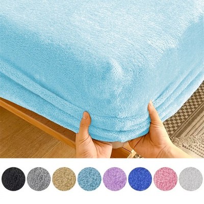 LUXUS TEDDY FLEECE GEMÜTLICHES VOLLSPANNBETTLAKEN 30 CM EXTRA TIEFES DOPPELKINGSIZE BETTLAKEN