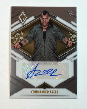 2022 Panini WWE Chronicles Phoenix Commander Azeez #PA-CAZ Wrestling Auto