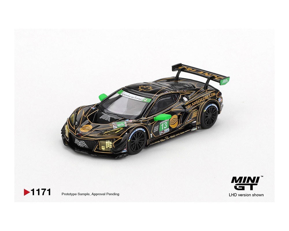 Mini GT Chevrolet Corvette Z06 GT3.R #13 AWA 2025 IMSA Daytona 24