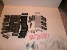 Vintage 1960s Mesh Hair Pin Rollers Brush Rollers curlers with pins