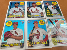 2018 Topps Heritage Chrome St. Louis Cardinals Complete Team Set (6 cards) #999