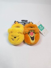 Zapatillas botín infantil Disney Baby Winnie the Pooh talla 2 amarillo felpa Pooh Bear