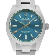 ROLEX Milgauss Z Blue 116400GV blue Random Number second hand mens