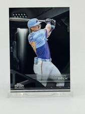 Jordan Beck 2026 Topps Chrome Black Colorado Rockies Clean Base Card