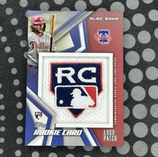 Alec Bohm 2021 Topps - Rookie Card Logo Manufactured Patch Relic Red #/10