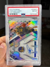 2023 Phoenix Calligraphy Auto Stephen Curry PSA 8 Pop 3 only 3 higher